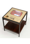 Chicago Blackhawks 25-Layer Lighted StadiumView Brown End Table