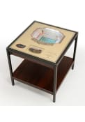 Florida Gators 25-Layer Lighted StadiumView Brown End Table