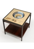 Purdue Boilermakers 25-Layer Lighted StadiumView Brown End Table