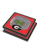 Georgia Bulldogs 3D Stadium View Coaster