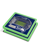 Seattle Seahawks 3D Stadium View Coaster