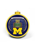 Michigan Wolverines 3D Stadium View Ornament