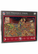 San Francisco 49ers 500 Piece Joe Journeyman Puzzle