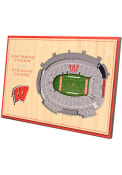 Wisconsin Badgers 3D Desktop Stadium View Red Desk Accessory