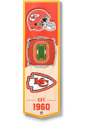 Kansas City Chiefs 6x19 inch 3D Stadium Banner