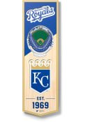 Kansas City Royals 6x19 inch 3D Stadium Banner