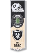 Las Vegas Raiders 6x19 inch 3D Stadium Banner