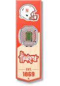 Nebraska Cornhuskers 6x19 inch 3D Stadium Banner