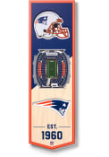 New England Patriots 6x19 inch 3D Stadium Banner