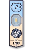 North Carolina Tar Heels 6x19 inch 3D Stadium Banner