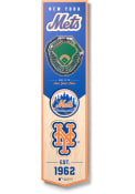 New York Mets 8x32 inch 3D Stadium Banner