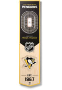 Pittsburgh Penguins 8x32 inch 3D Stadium Banner