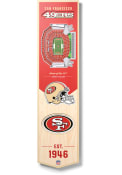 San Francisco 49ers 8x32 inch 3D Stadium Banner