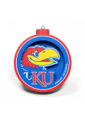 Kansas Jayhawks 3D Logo Series Ornament