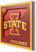 Iowa State Cyclones 12x12 3D Logo Sign
