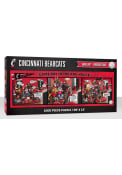 Red Cincinnati Bearcats 1000 Piece Purebread Fans Game Day Dog House Puzzle