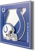 Indianapolis Colts 12x12 3D Logo Sign