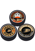 Anaheim Ducks 3 Pack Collectible Hockey Puck