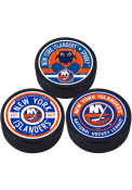 New York Islanders 3 Pack Collectible Hockey Puck