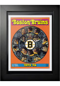 Boston Bruins Vintage Program Wall Art