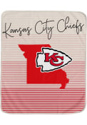 Kansas City Chiefs State Stripe Fleece Blanket