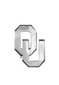 Oklahoma Sooners Chrome Car Emblem - Silver