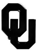 Oklahoma Sooners Metal Car Emblem - Black