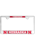 Nebraska Cornhuskers 3D Metal License Frame