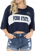 Penn State Nittany Lions Womens Morgan T-Shirt - Navy Blue