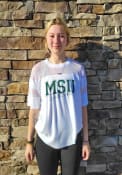 Michigan State Spartans Womens Avery Mesh T-Shirt - White