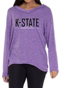 K-State Wildcats Womens Bailey Crew Sweatshirt - Purple