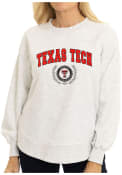 Texas Tech Red Raiders Womens Yvette Crew Sweatshirt - Grey
