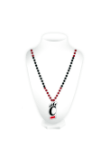 Black Cincinnati Bearcats Medallion Spirit Necklace