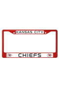 Kansas City Chiefs Red Chrome License Frame
