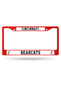 Red Cincinnati Bearcats Red Colored Chrome License Frame