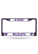 K-State Wildcats Colored Chrome License Frame