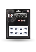 Chicago Cubs W Logo 8 Pack Peel Stick Tattoo