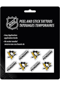 Pittsburgh Penguins 8 Pack Peel Stick Tattoo