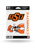 Oklahoma State Cowboys 3pk Auto Decal - Orange