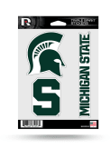 Michigan State Spartans 3PK Auto Decal - Green