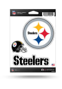 Pittsburgh Steelers 3PK Auto Decal - Yellow
