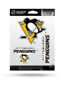 Pittsburgh Penguins 3PK Auto Decal - Yellow