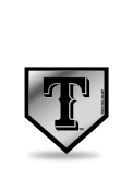 Texas Rangers Molded Plastic Car Emblem - Silver