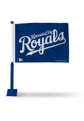 Kansas City Royals 11x16 Silk Screen Print Car Flag - Blue