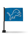 Detroit Lions 11x16 Silk Screen Print Car Flag - Blue