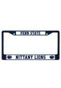 Penn State Nittany Lions Navy Colored Chrome License Frame