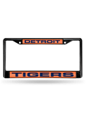 Detroit Tigers Chrome Inlaid License Frame