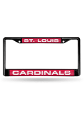 St Louis Cardinals Chrome Inlaid License Frame