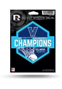 Villanova Wildcats 2018 NCAA Champs Die Cut Auto Decal - Blue