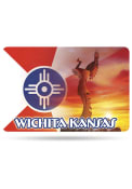 Wichita City Flag and Keep of the Plains Postcard